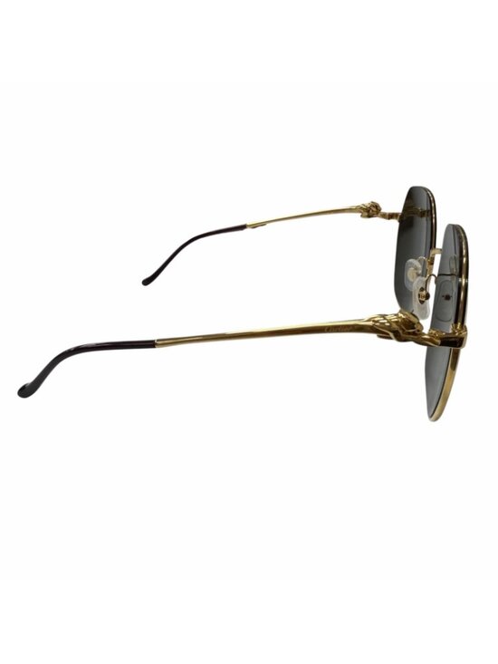Cartier Panthere de Cartier Mirror Lens Sunglasses Gold Eyewear main image 4